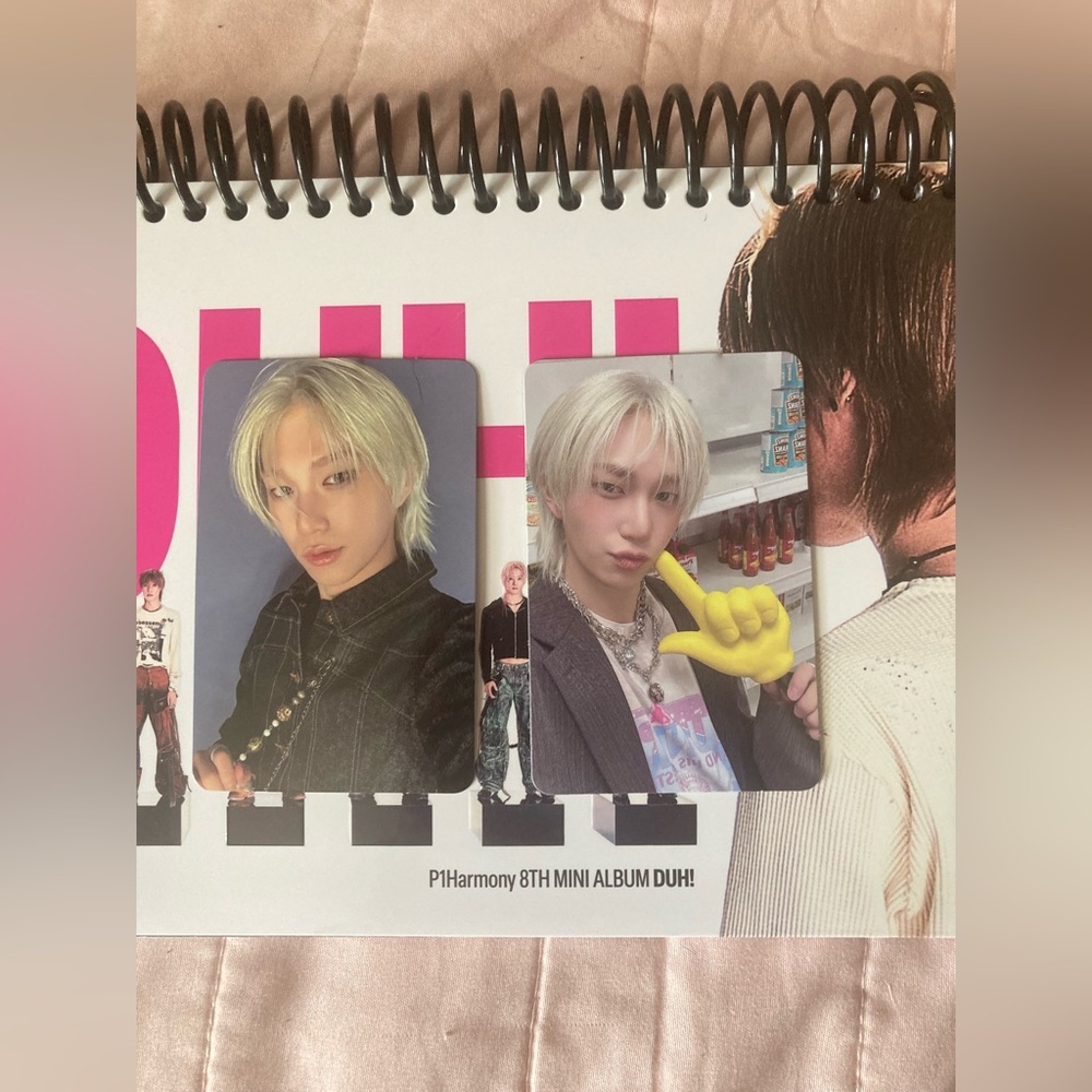P1Harmony Theo Photocard Bundle -- DUH! Album (set of 2)
